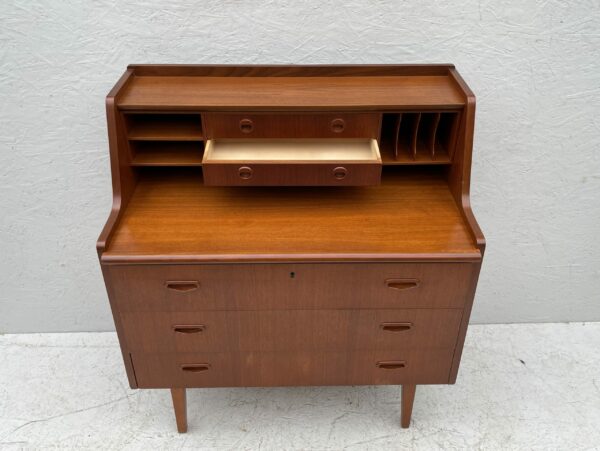 Mid Century, Hand Crafted, Teak Writing Bureau - Image 14