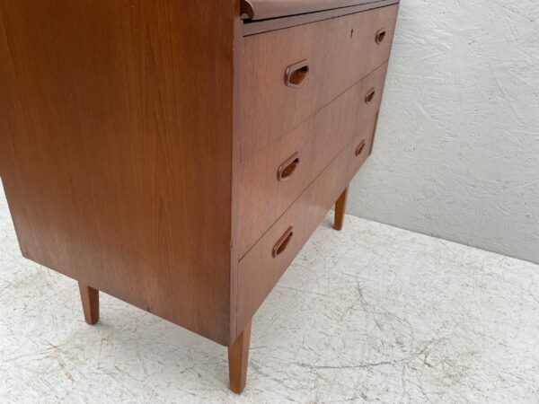 Mid Century, Hand Crafted, Teak Writing Bureau - Image 4