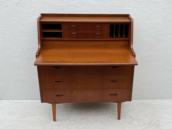 Mid Century, Hand Crafted, Teak Writing Bureau - Image 3