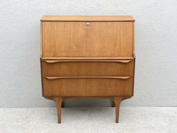 Mid Century Blonde Teak Bureau By Sutcliffe Of Todmorden - Image 14