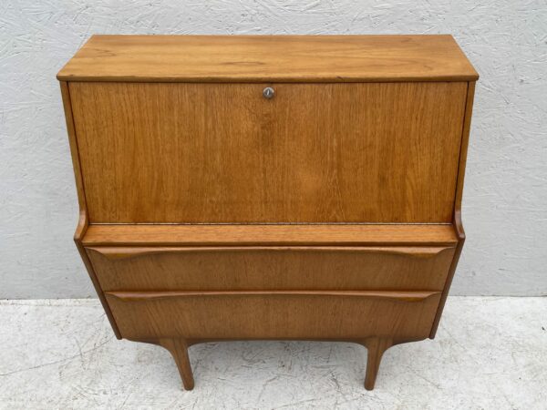 Mid Century Blonde Teak Bureau By Sutcliffe Of Todmorden - Image 13