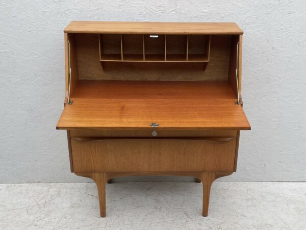 Mid Century Blonde Teak Bureau By Sutcliffe Of Todmorden - Image 12