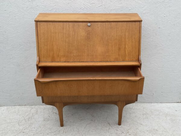 Mid Century Blonde Teak Bureau By Sutcliffe Of Todmorden - Image 9