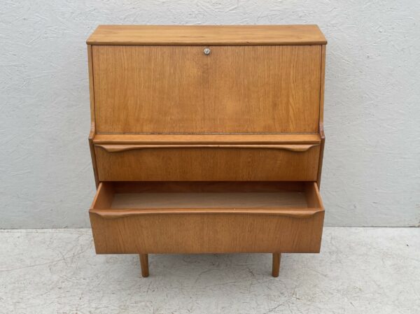 Mid Century Blonde Teak Bureau By Sutcliffe Of Todmorden - Image 8