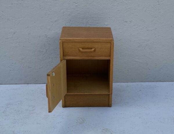 Mid Century G Plan E Gomme, Danish Style, Oak Bedside Cabinet - Image 2