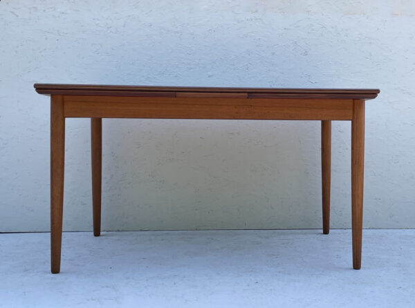 Extendable Mid Century Danish Teak Dining Table