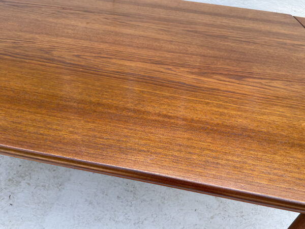 Extendable Mid Century Danish Teak Dining Table - Image 10