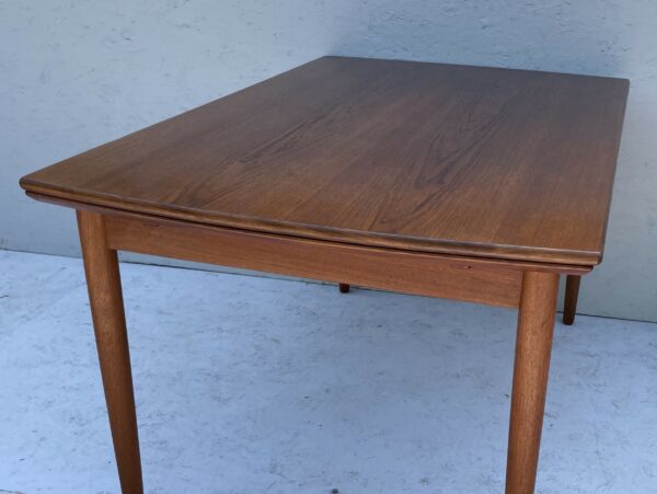 Extendable Mid Century Danish Teak Dining Table - Image 13