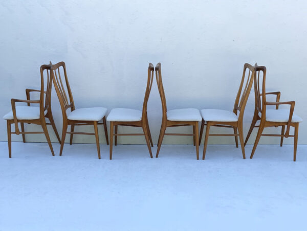 Set Of 6 Mid Century Danish Dining Chairs By Niels Koefoed - Image 7