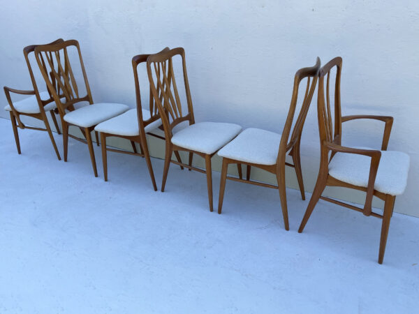 Set Of 6 Mid Century Danish Dining Chairs By Niels Koefoed - Image 8