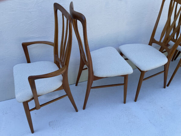 Set Of 6 Mid Century Danish Dining Chairs By Niels Koefoed - Image 9