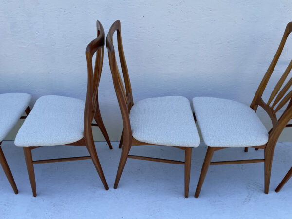 Set Of 6 Mid Century Danish Dining Chairs By Niels Koefoed - Image 10