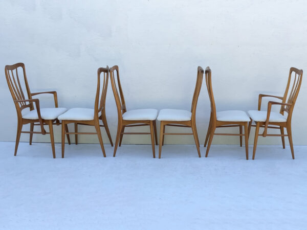 Set Of 6 Mid Century Danish Dining Chairs By Niels Koefoed - Image 12