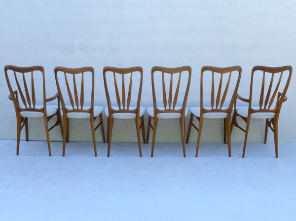 Set Of 6 Mid Century Danish Dining Chairs By Niels Koefoed - Image 16