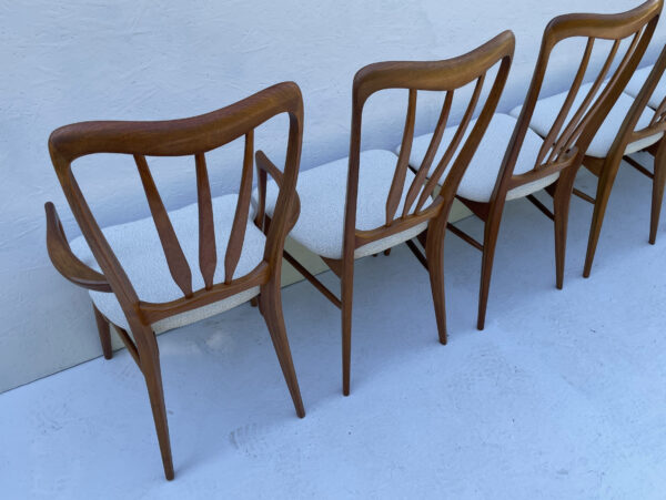 Set Of 6 Mid Century Danish Dining Chairs By Niels Koefoed - Image 20