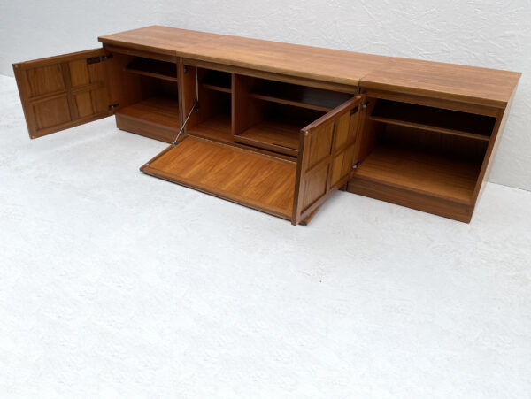 Long, Modular, Mid Century 1970's Nathan Sideboard - Image 5