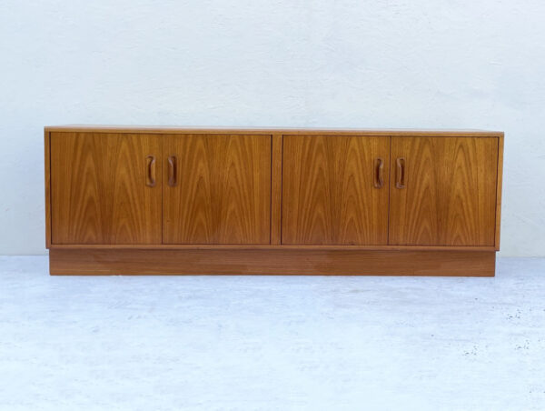 Mid Century Plinth Based Teak Sideboard