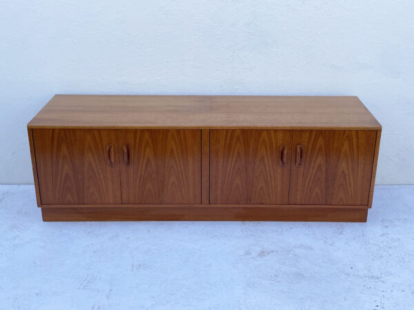 Mid Century Plinth Based Teak Sideboard - Image 2