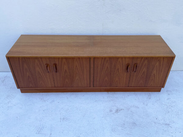 Mid Century Plinth Based Teak Sideboard - Image 4