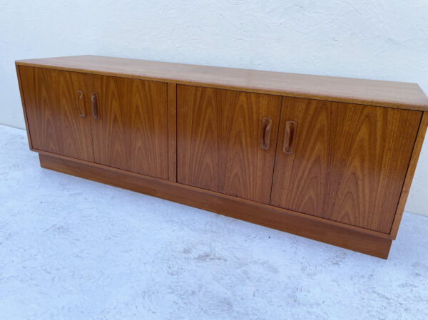 Mid Century Plinth Based Teak Sideboard - Image 8