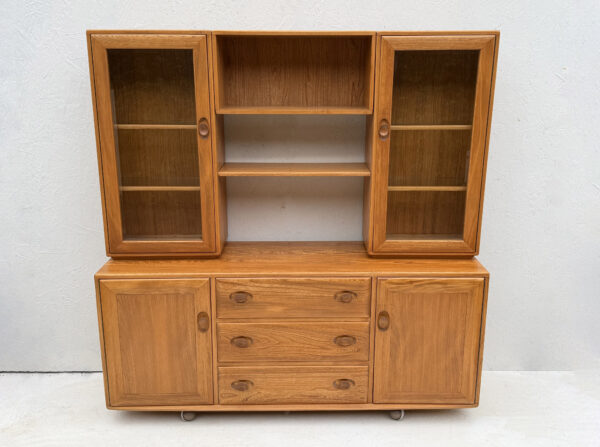 Vintage Ercol Windsor Modular Sideboard With Display Cabinets - Image 2