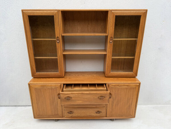 Vintage Ercol Windsor Modular Sideboard With Display Cabinets - Image 3