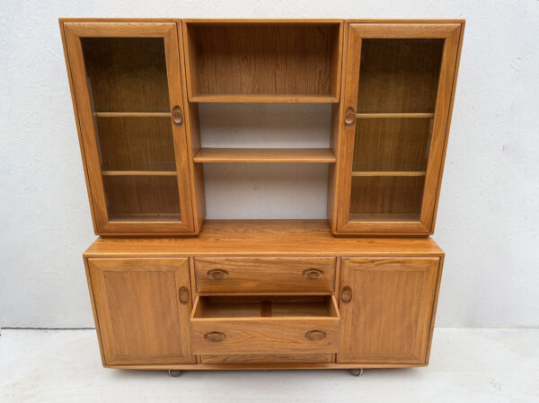 Vintage Ercol Windsor Modular Sideboard With Display Cabinets - Image 4