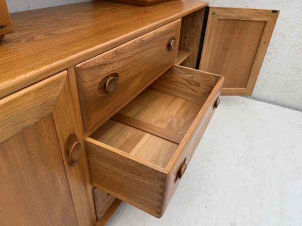 Vintage Ercol Windsor Modular Sideboard With Display Cabinets - Image 10