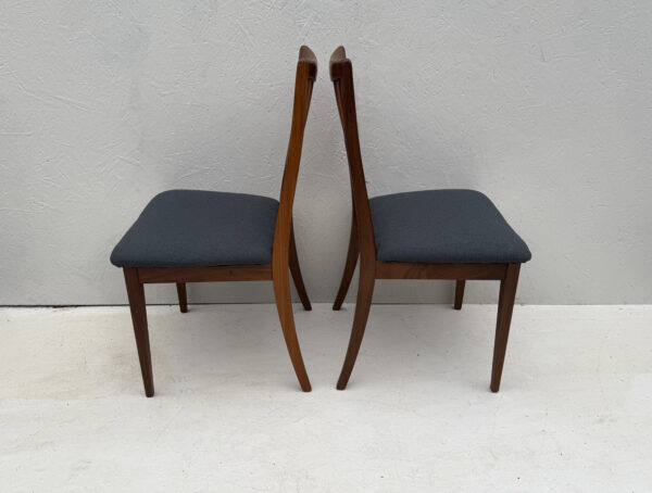 Mid Century Teak And Fabric Dining Chairs By Leslie Dandy For G Plan, 1960s, Set Of 4 - Image 3