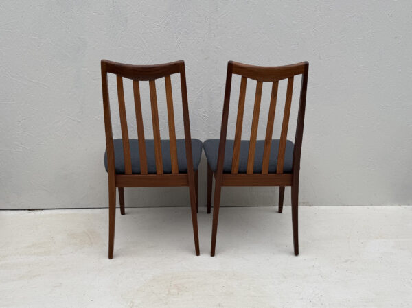 Mid Century Teak And Fabric Dining Chairs By Leslie Dandy For G Plan, 1960s, Set Of 4 - Image 4