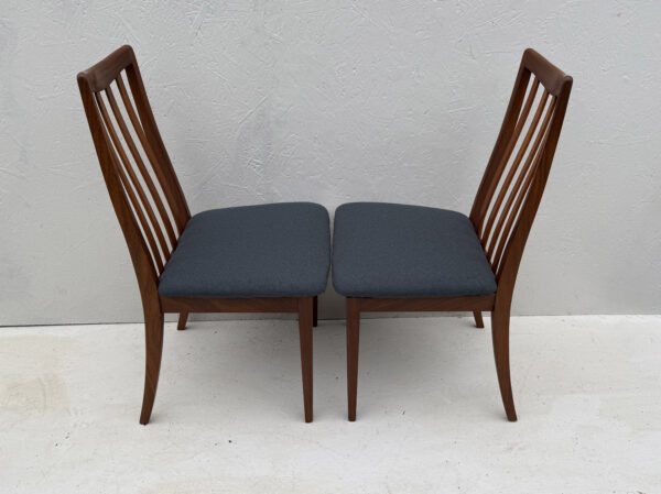 Mid Century Teak And Fabric Dining Chairs By Leslie Dandy For G Plan, 1960s, Set Of 4 - Image 6