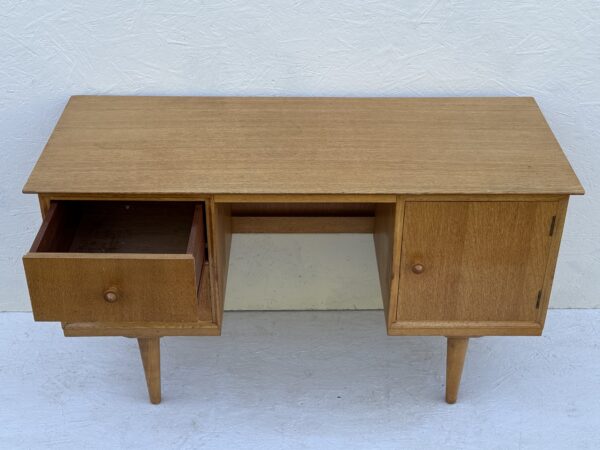 Mid Century Light Oak Desk - Image 6