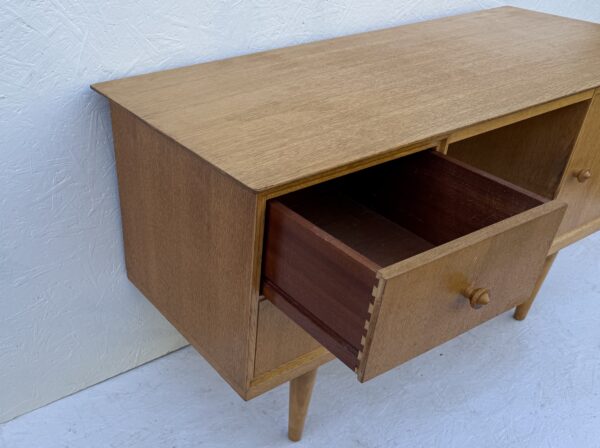 Mid Century Light Oak Desk - Image 7