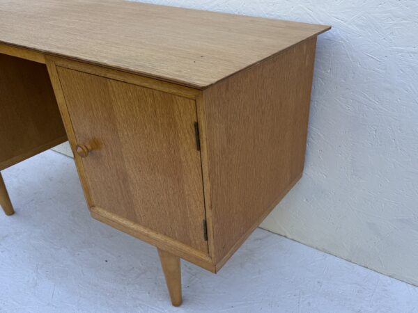 Mid Century Light Oak Desk - Image 8