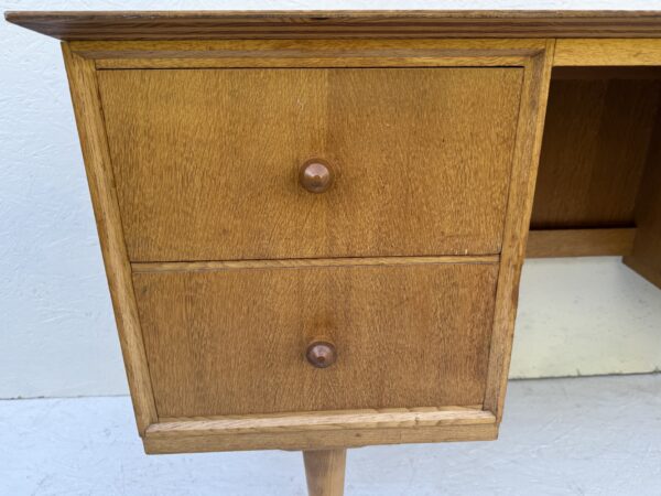 Mid Century Light Oak Desk - Image 9