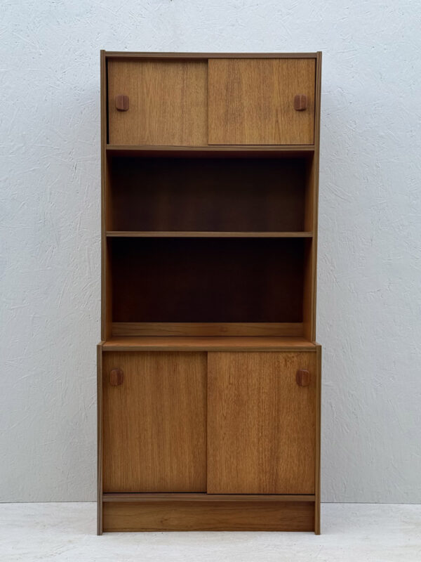 Mid Century, Modular, Teak, Wall Cabinet