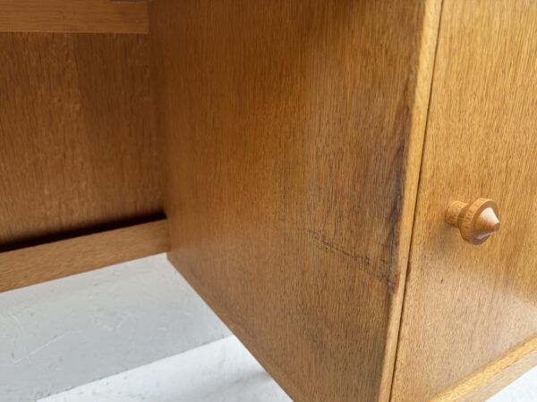 Mid Century Light Oak Desk - Image 13